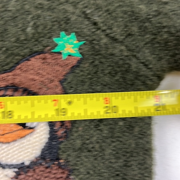 City  Wear Boiled Wool Green Full Zipper Cardigan - Picture 2 of 10